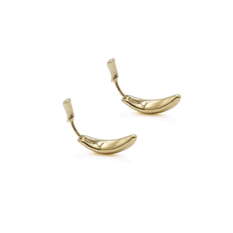 Aretes Moño Dorados