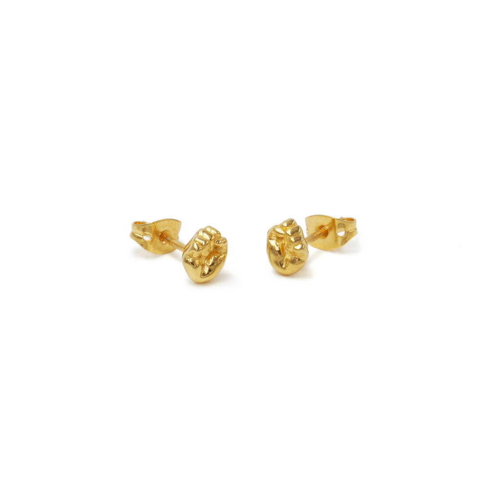 Aretes Empoderamiento Dorado
