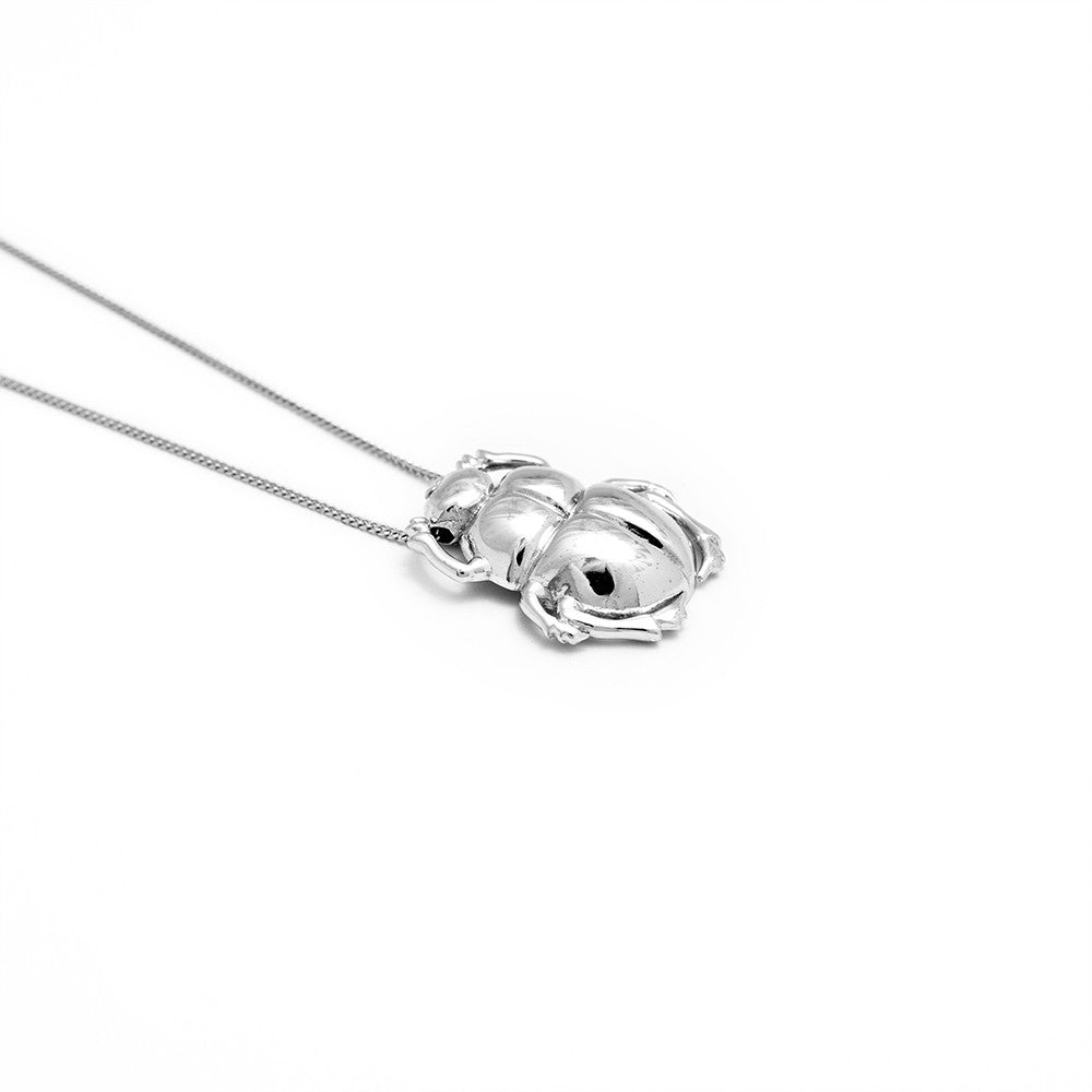Beetle Necklace - Isometric View - DoMo Jewelry