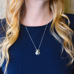 Beetle Necklace - Model View - DoMo Jewelry