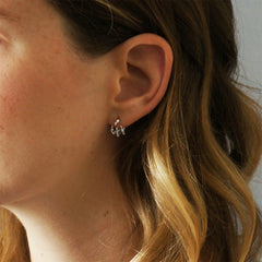 Claw Earrings - Model View - DoMo Jewelry