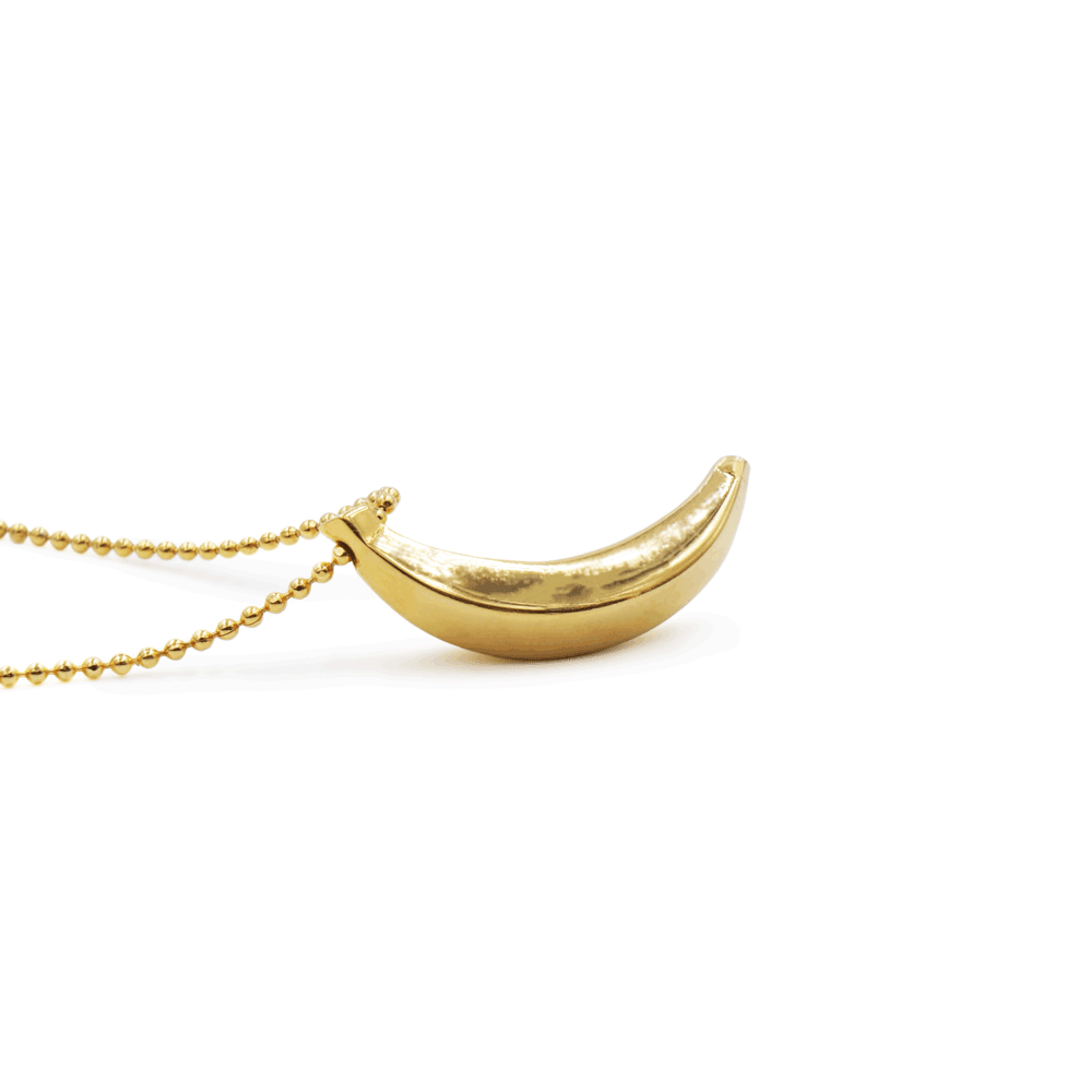 Collar Plátano Banana Dorado